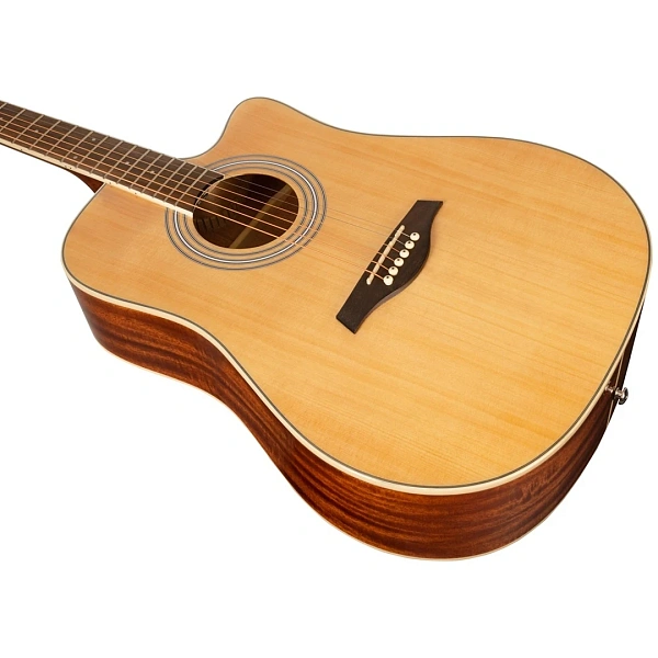 Акустическая гитара Rockdale Aurora D6 С NAT Gloss