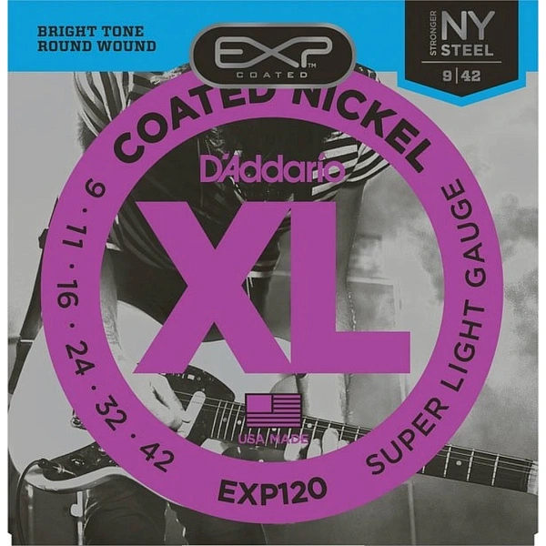 Струны для электрогитары D'Addario EXP120 9-42