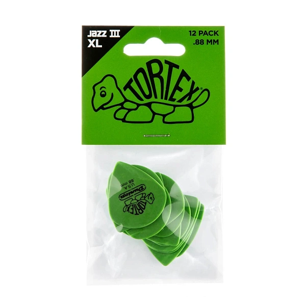 Набор медиаторов Dunlop 498P.88 Tortex Jazz III XL