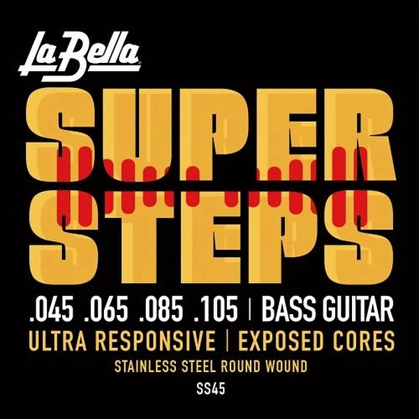 Струны для бас-гитары La Bella SS45 45-105