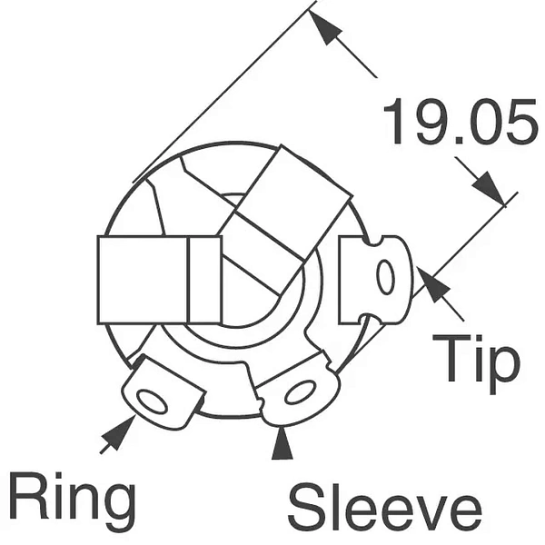 Гнездо Switchcraft 12B 1/4"