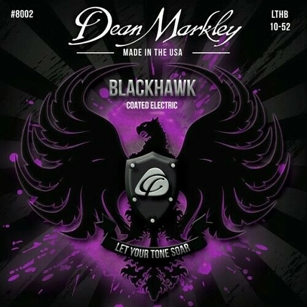 Струны для электрогитары Dean Markley 8002 Blackhawk 10-52