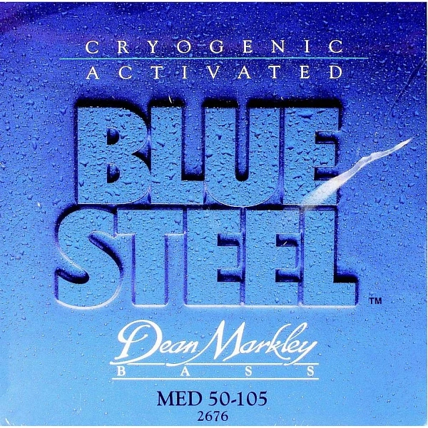 Струны для бас-гитары Dean Markley 2676 Blue Steel Bass MED 50-105