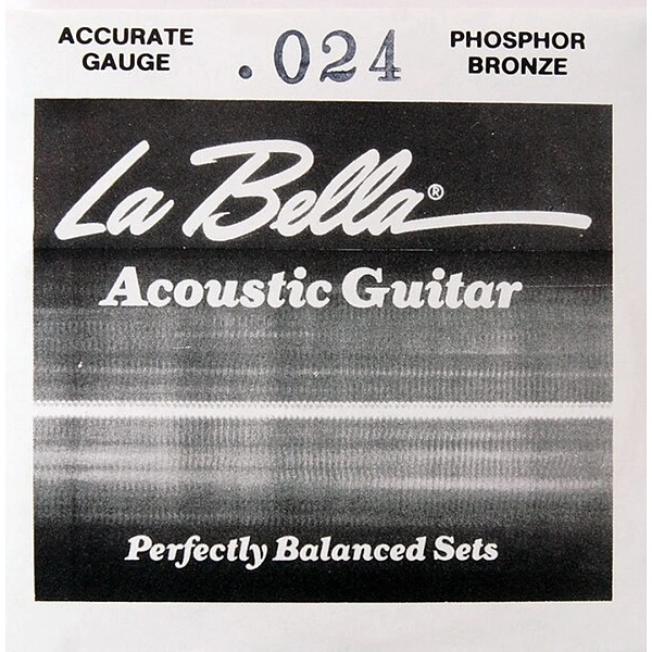 Струна для акустической гитары La Bella PW024