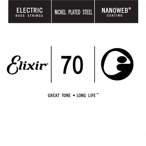 Струна для бас-гитары Elixir 15370 .070