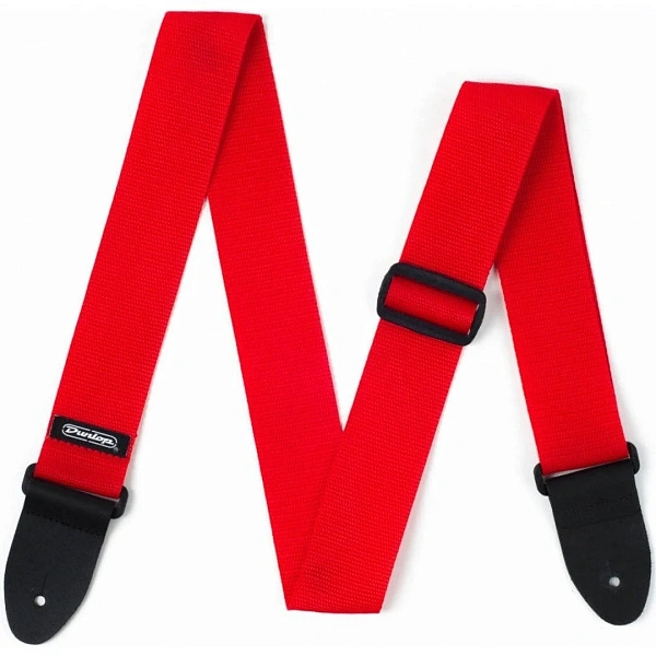 Ремень для гитары Dunlop D07-01RD Poly Strap Red