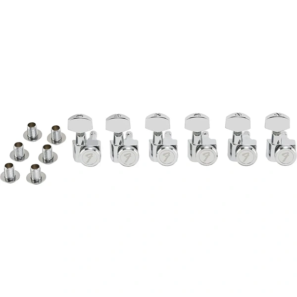 Колки Fender Locking Tuners All Short Chrome L6
