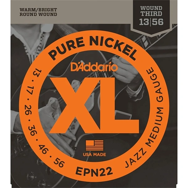 Струны для электрогитары D’Addario EPN22 13-56