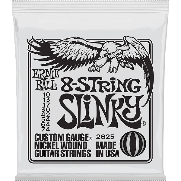 Струны для электрогитары Ernie Ball 2625 10-74 8-String