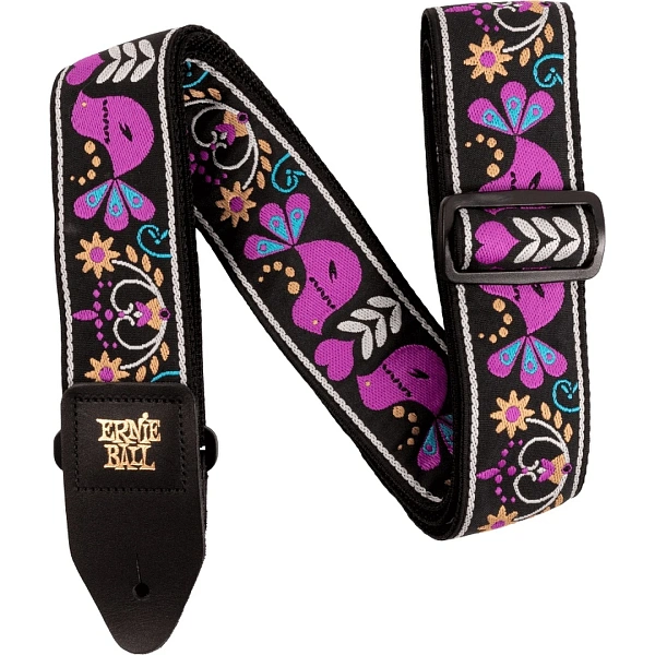 Ремень для гитары Ernie Ball Jacquard Purple Bird Lupin P05331