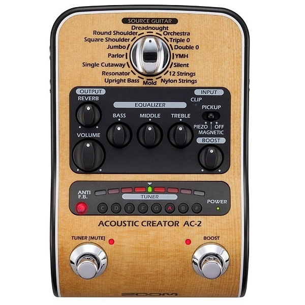 Процессор для акустической гитары Zoom AC-2 Acoustic Creator