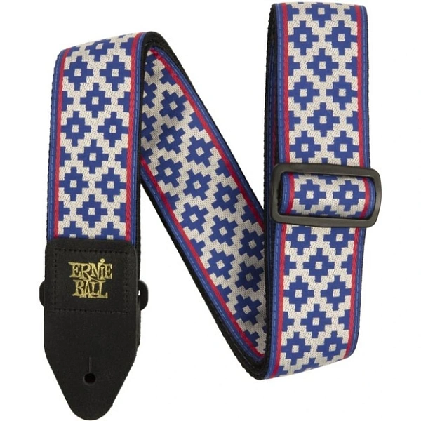 Ремень для гитары Ernie Ball 5336 Blue Crux Jacquard
