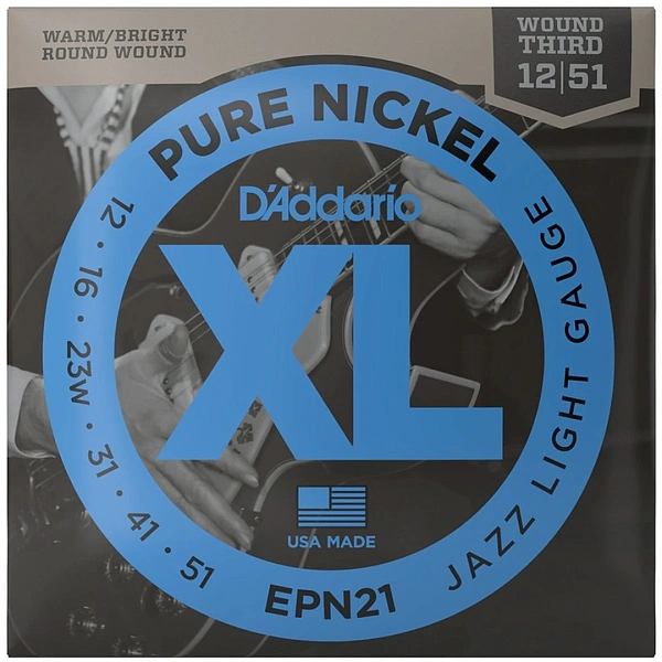 Струны для электрогитары D’Addario EPN21 12-51