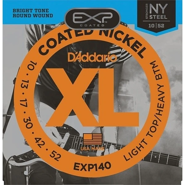 Струны для электрогитары D'Addario EXP140 10-52