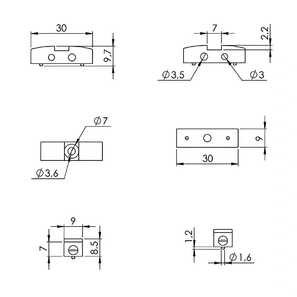 Держатель ключей на гриф Schaller Allen Key Holder 15230200
