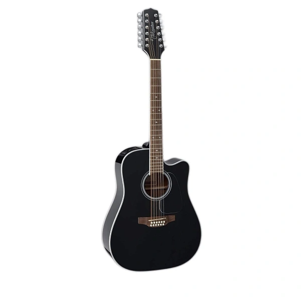 12-струнная электроакустическая гитара Takamine GD38CE-BLK
