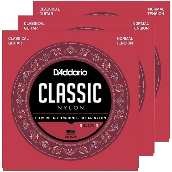 Струны для классической гитары D'Addario EJ27N-3D