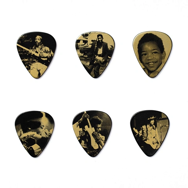 Набор медиаторов Dunlop JHPT10H Jimi Hendrix West Coast Seattle Boy
