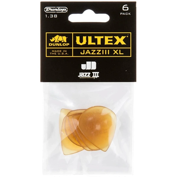 Набор медиаторов Dunlop 427PXL 1.38 Ultex Jazz III XL