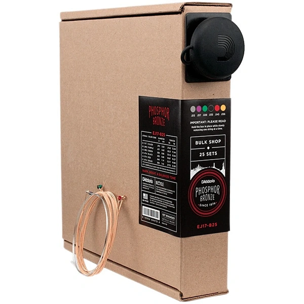 Струны для акустической гитары D'Addario EJ17-B25 13-56