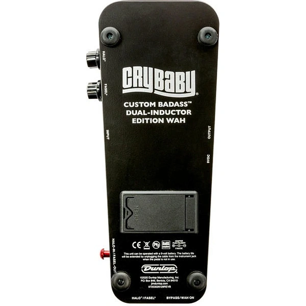 Педаль эффектов Dunlop GCB65 Cry Baby Custom Badass Dual-Inductor Edition Wah