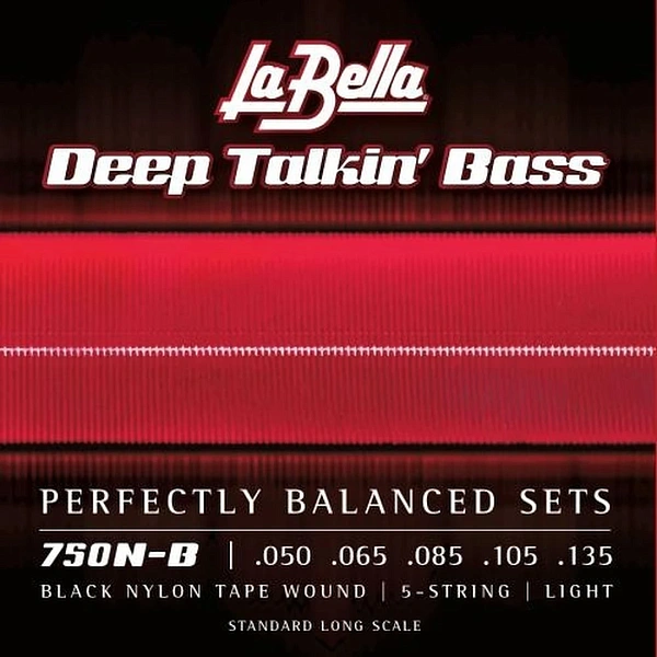 Струны для бас-гитары La Bella 750N-B 50-135