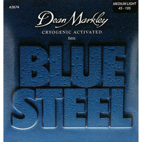 Струны для бас-гитары Dean Markley 2674A Blue Steel NPS 45-105