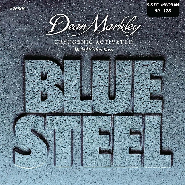 Струны для бас-гитары Dean Markley 2680A Blue Steel NPS 50-128 5-Strings