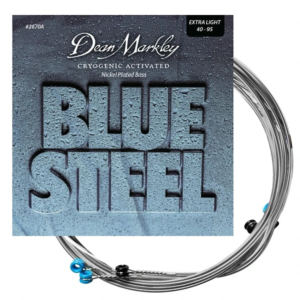 Струны для бас-гитары Dean Markley 2670A Blue Steel NPS 40-95