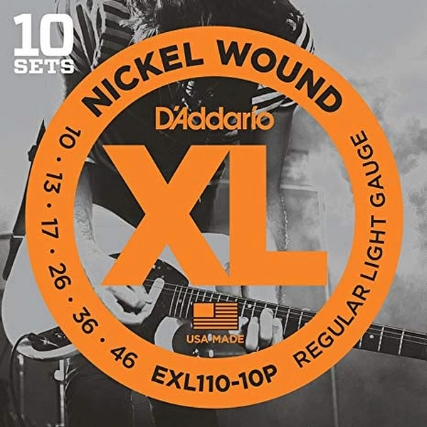 Струны для электрогитары D’Addario EXL110-10P 10-46