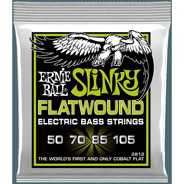 Струны для бас-гитары Ernie Ball 2812 Regular Slinky Flatwound Bass 50-105