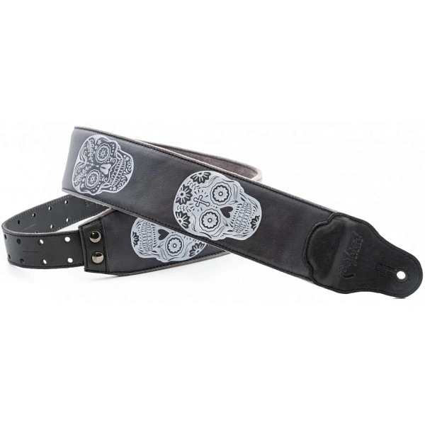 Ремень для гитары RightOn Straps On Leathercraft Sugar Black