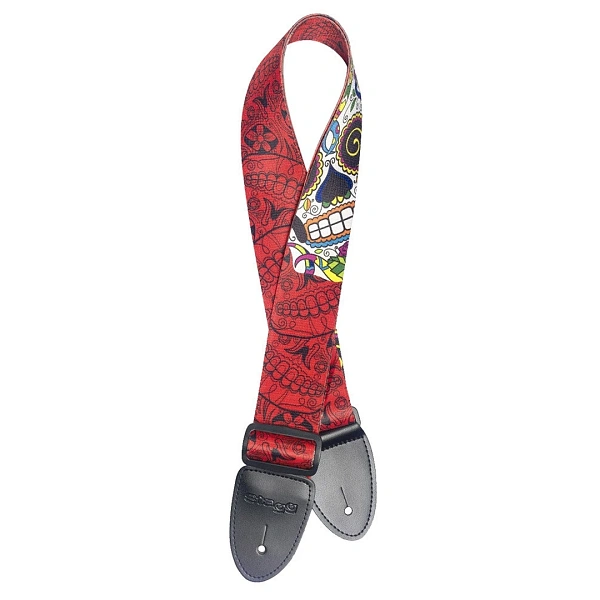 Ремень для гитары Stagg STE MEX SK RED