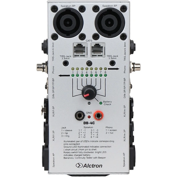 Тестер для кабелей Alctron DB-4C