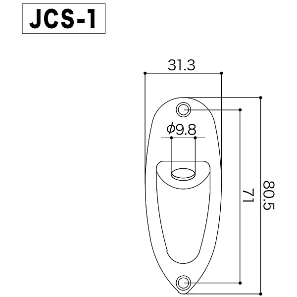Панель гитарного входа Gotoh JCS-1 C