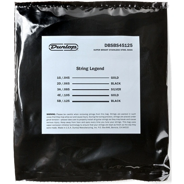 Струны для бас-гитары Dunlop DBSBS45125 45-125
