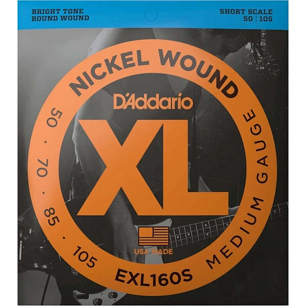 Струны для бас-гитары D’Addario EXL160S 50-105