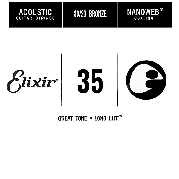 Струна для акустической гитары Elixir 15135 .035