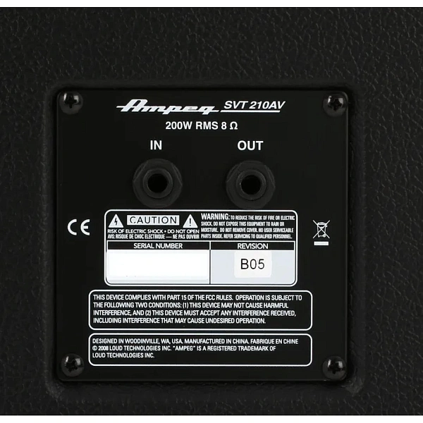 Кабинет Ampeg SVT210AV 2*10"