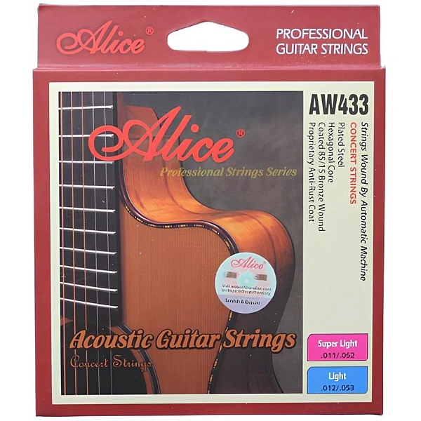 Струны для акустической гитары Alice AW433-L