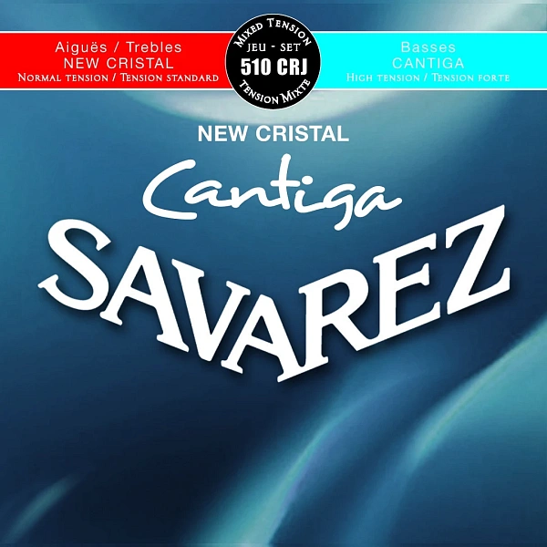 Струны для классической гитары Savarez 510CRJ New Cristal Cantiga Forte/Normale