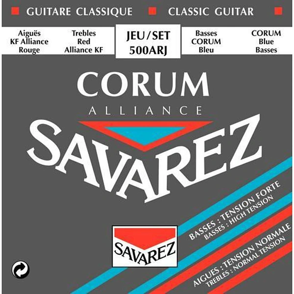 Струны для классической гитары Savarez 500ARJ Alliance Corum Forte Normale