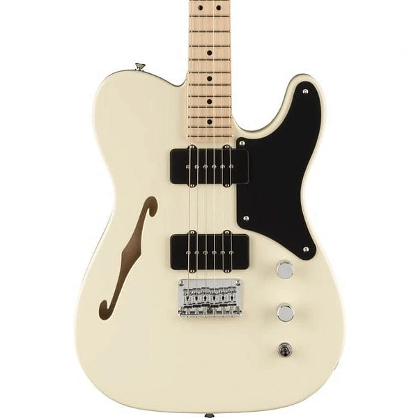 Полуакустическая гитара Fender Squier Paranormal Cabronita Telecaster MN Olympic White