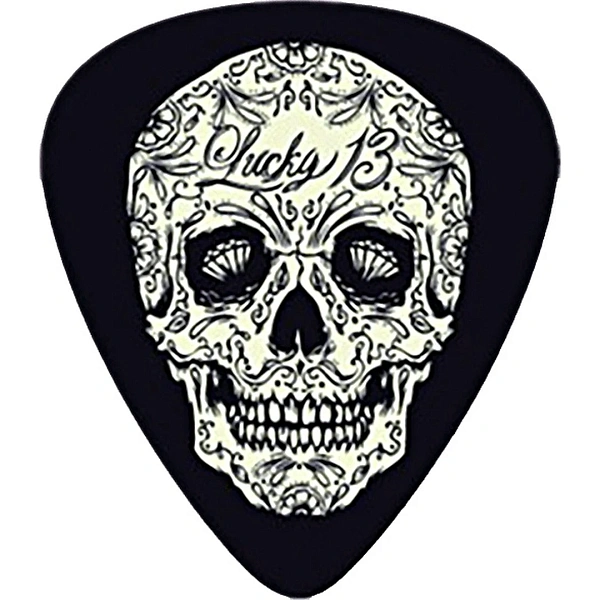 Медиатор Dunlop L14R.73 Lucky 13 Dead Wood .73