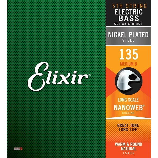 Струна для бас-гитары Elixir 15435 135 B-5