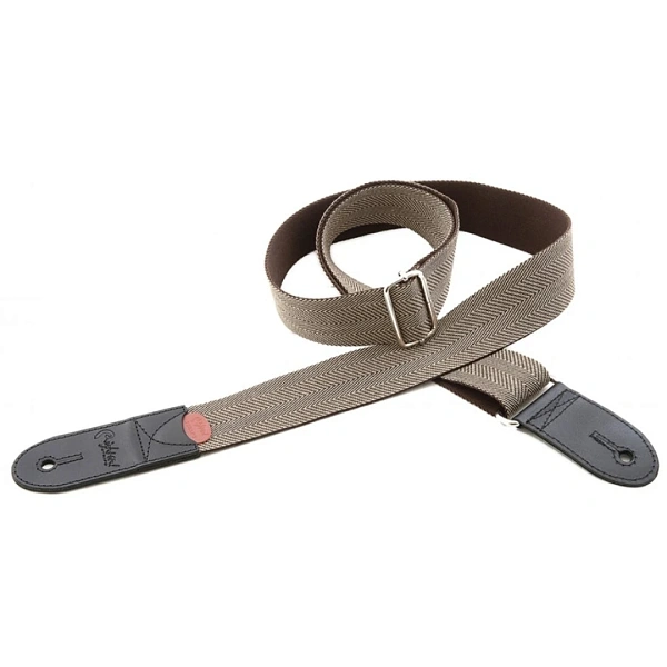 Ремень для гитары RightOn Straps Ready Road Runner Rider Brown
