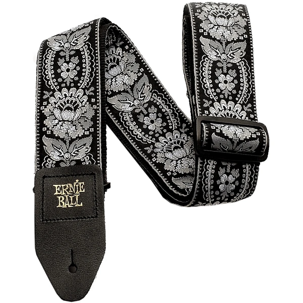 Ремень для гитары Ernie Ball Jacquard Silver Orlean P04150