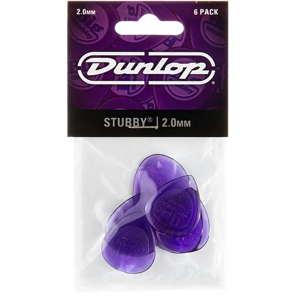 Набор медиаторов Dunlop 474P2.0 Stubby Jazz 2.0