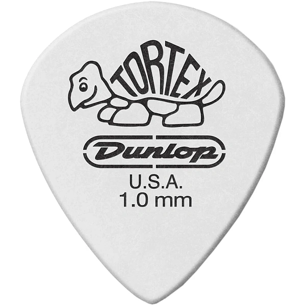 Медиатор Dunlop 478R1.0 Tortex White Jazz III 1.0
