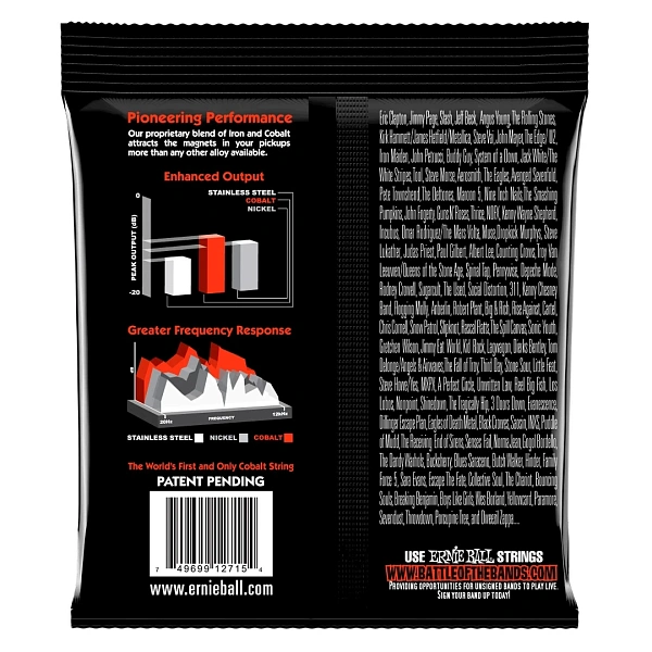 Струны для электрогитары Ernie Ball 2730 10-62